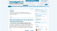 Desktop Screenshot of investigativ.ch